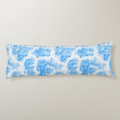 エレガントな青緑色のトワール・ド・ジュイ ボディピロー (裏面)