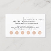 エレガントな青銅色の赤面の黒はロイヤリティカードを構成します ロイヤリティカード (裏面)