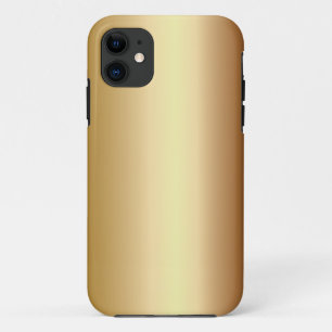 エレガントな青銅色の金属の一見のiPhone 5の場合 iPhone 11 ケース