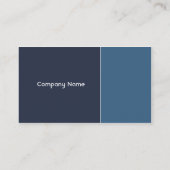 エレガントな青 名刺 (裏面)