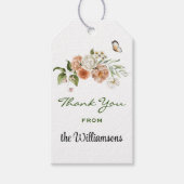 エレガントな静物アート フラワーの感謝ギフトタグ ギフトタグ (正面)