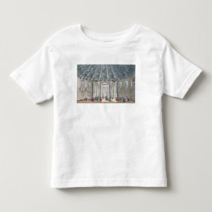 エレガントな音楽部屋の内部の概観 トドラーTシャツ