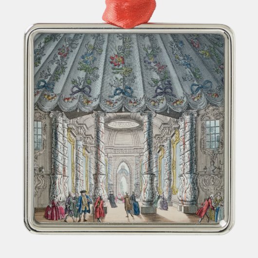 エレガントな音楽部屋の内部の概観 メタルオーナメント (正面)