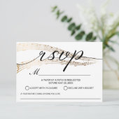 エレガントな音楽 ウェディングソング リクエスト RSVP (スタンド正面)