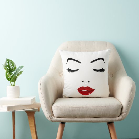 エレガントな顔 クッション (椅子)