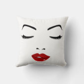 エレガントな顔 クッション (裏面)