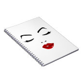 エレガントな顔 ノートブック (右側)