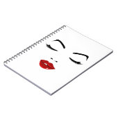 エレガントな顔 ノートブック (左側)