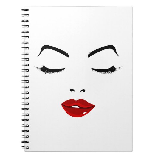 エレガントな顔 ノートブック (正面)