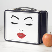 エレガントな顔 メタルランチボックス (インサイチュ)