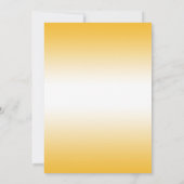 エレガントな高級卒業発表 招待状 (裏面)