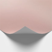 エレガントな魅力のばら色の金ゴールドの金金属一見のモダン ラッピングペーパー (角)