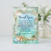 エレガントな魔法の海辺の感謝カード サンキューカード (スタンド正面)