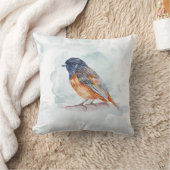 エレガントな鳥の水彩画の芸術の投球のクッションの枕 クッション (ブランケット)