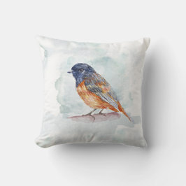 エレガントな鳥の水彩画の芸術の投球のクッションの枕 クッション