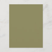 エレガントな黄色とアイボリーのローズウェディング エンクロージャーカード (裏面)