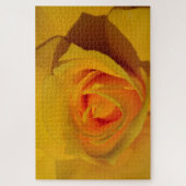 エレガントな黄色の花のバラ ジグソーパズル (縦)