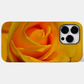 エレガントな黄色オレンジの花の写真 黄色いバラ Case-Mate iPhoneケース (裏面 (横))