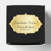 エレガントな黒とホットピンクのお気に入りボックス フェイバーボックス (上部)