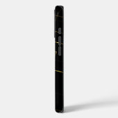 エレガントな黒と金の大理石 Case-Mate iPhoneケース (裏面 / 左)