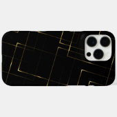エレガントな黒と金の大理石 Case-Mate iPhoneケース (裏面 (横))