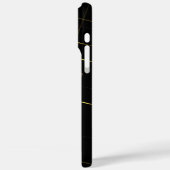 エレガントな黒と金の大理石 Case-Mate iPhoneケース (裏面 / 左)