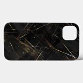 エレガントな黒と金の抽象的な背景 Case-Mate iPhoneケース (裏面 (横))