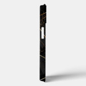 エレガントな黒と金の抽象的な背景 Case-Mate iPhoneケース (裏面 / 右)