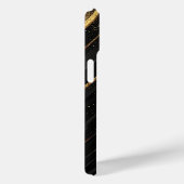 エレガントな黒と金の抽象的な背景 Case-Mate iPhoneケース (裏面 / 右)