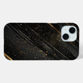 エレガントな黒と金の抽象的な背景 Case-Mate iPhoneケース (裏面 (横))