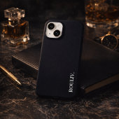 エレガントな黒に近いミニマリストROULIV Case-Mate iPhoneケース