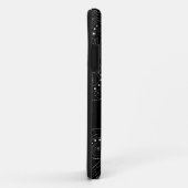 エレガントな黒の渦巻 Case-Mate iPhoneケース (裏面/右)