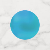 エレガントな10周年記念ゴールド＆ターコイズ コンフェッティ (スモール正面)