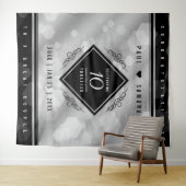 エレガントな10周年錫婚式お祝い記念品 タペストリー (インサイチュ(横))