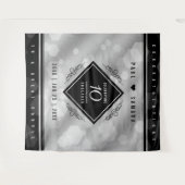 エレガントな10周年錫婚式お祝い記念品 タペストリー (正面(横))