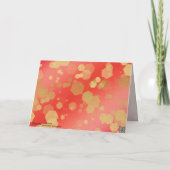 エレガントな2周年または29周年 ガーネット 結婚記念日 サンキューカード (裏面)