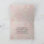 エレガントな2周年または29周年 ガーネット 結婚記念日 サンキューカード (内部)