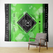 エレガントな20周年 エメラルド 結婚記念日 タペストリー (インサイチュ(横))