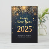 エレガントな2025年新年おめでとうございます シーズンカード (スタンド正面)