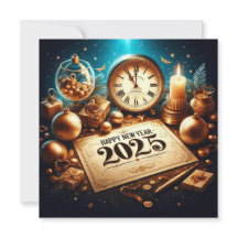 エレガントな2025年新年のお祝い