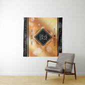 エレガントな22周年銅婚式記念 タペストリー (インサイチュ(横))