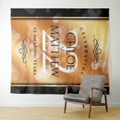 エレガントな22周年銅婚記念日 タペストリー (インサイチュ(横))