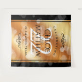 エレガントな22周年銅婚記念日 タペストリー (正面(横))