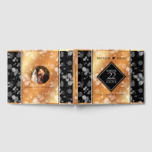 エレガントな22周年 銅婚のお祝い ゲストブック (全面)