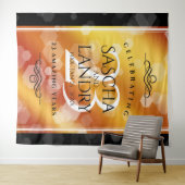 エレガントな23周年インペリアル トパーズ 結婚記念日 タペストリー (インサイチュ(横))