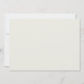 エレガントな25周年記念のお祝い 招待状 (裏面)