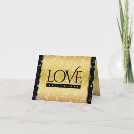 エレガントな27周年音楽ウェディングアニバーサリーセレブレーション サンキューカード