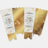 エレガントな3年目のレザー結婚記念日 フェイバーボックス (見開き)