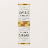 エレガントな3年目の革の結婚記念日お祝い (外部フラット)