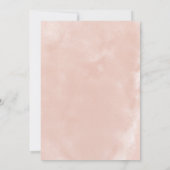 エレガントな30歳の誕生日 水彩 ブルッシュ & バーガンディ 招待状 (裏面)